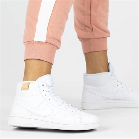 hoge witte nike schoenen dames|white high sneakers.